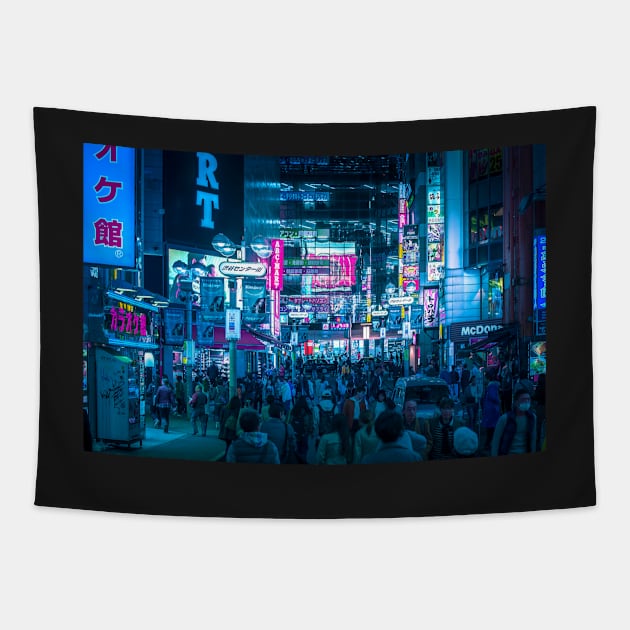 Shibuya Altered Carbon Tapestry by TokyoLuv