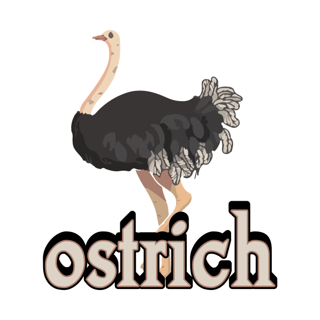 ostrich tshirt design by Codyaldy