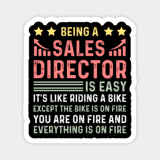 Funny director of sales and marketing Worker Sales Director Magnet