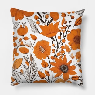 Fall Floral Pillow