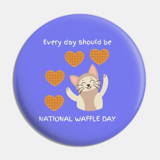 Every day should be 'National Waffle Day'. Pin