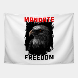 Mandate Freedom Essential, American Eagle Red and white design Tapestry