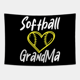 Softball Grandma Tapestry