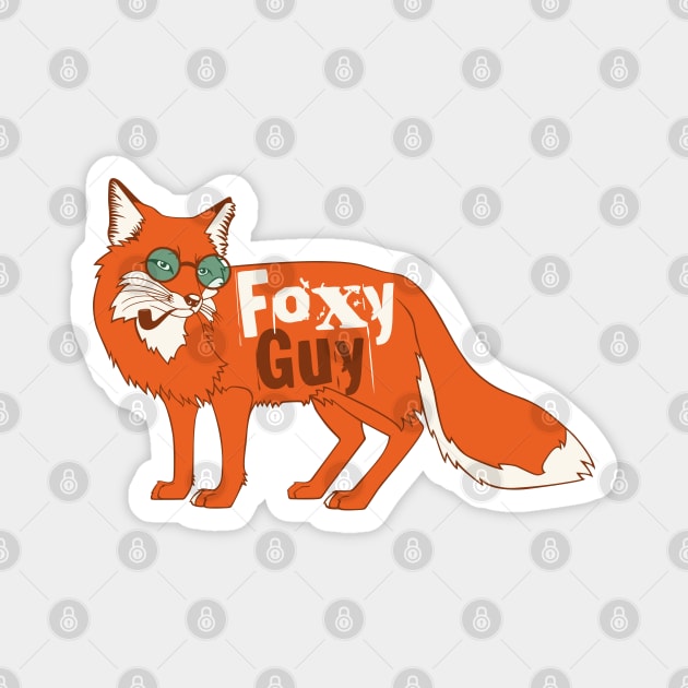 Foxy guy Magnet by shippingdragons