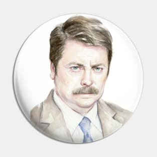 The Swanson Watercolor Pin
