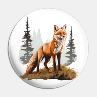 Forest Foxes Pin