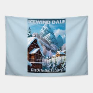 Icewind Dale Tourism Poster - Sword Coast Faerun D&D Art Tapestry