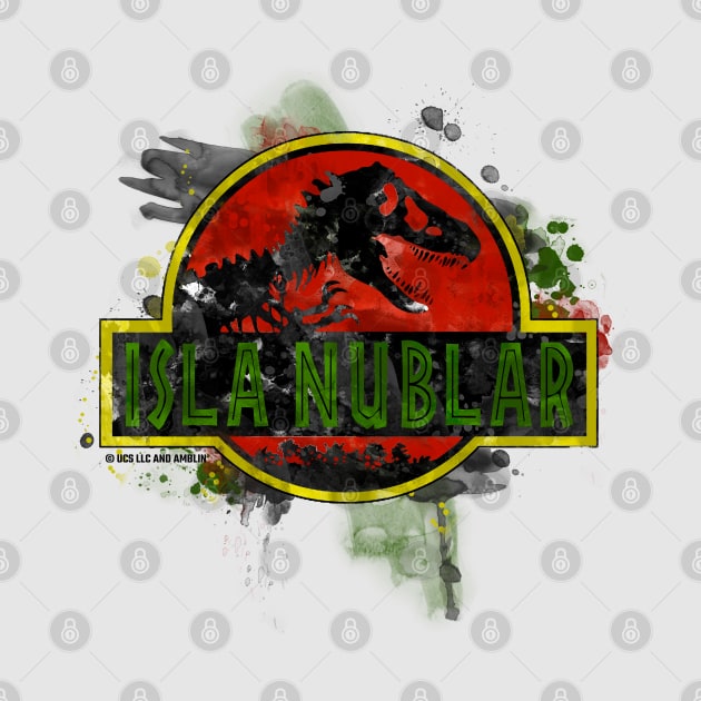 Isla Nublar - Jurassic - Island World Logo by Jurassic Merch