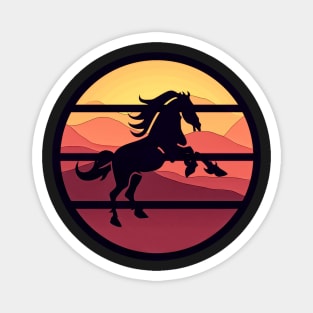 Wild Horse Sunset Magnet