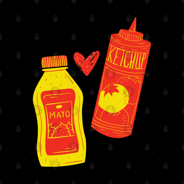 Ketchup and Mayo by blckpage