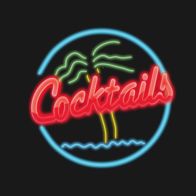 Cocktails neon sign by nickemporium1