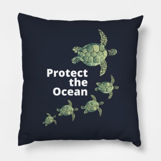 Protect The Ocean Pillow