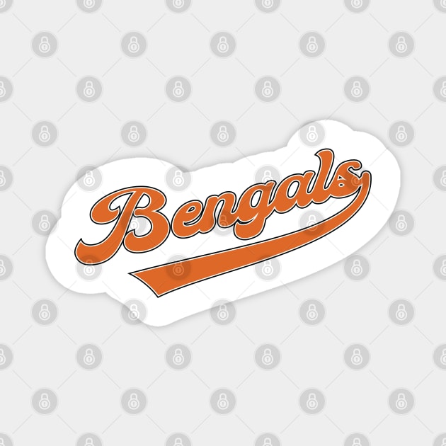 Bengals Magnet by Cemploex_Art