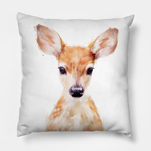 Little Deer Pillow by Amy Hamilton