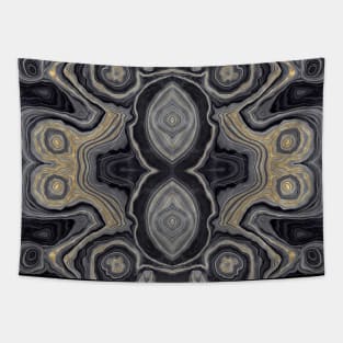 Dark Agate Abstract Tapestry