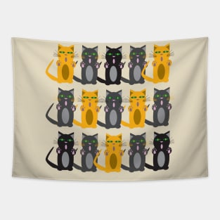 Cat Cat Cat Cat Cat Cats Tapestry