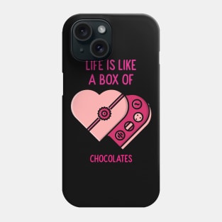 Life is like a box of chocolates Phone Case