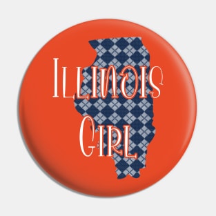 Illinois Girl Pin
