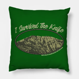 I Survived The Knife Mt. Katahdin Pillow