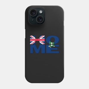 Tortola Flag Collection Spelling HOME - BVI - Soca Mode Phone Case