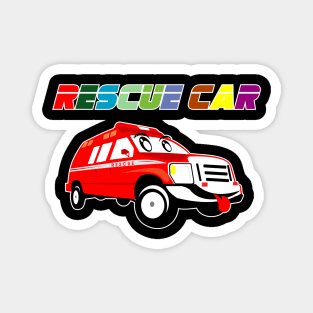 TODDLER RESCUE CAR Magnet