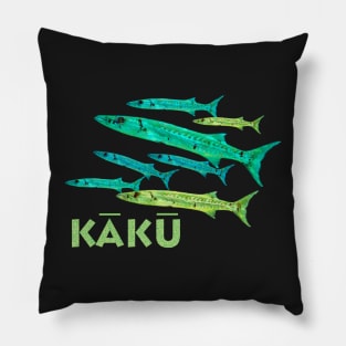 Kaku - Barracuda, Tropical,  Hawaiian Pillow