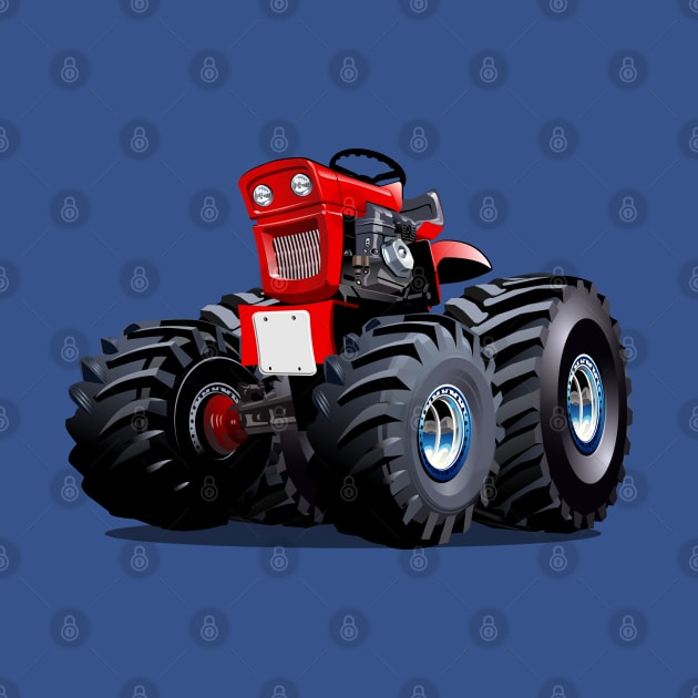 Cartoon Tractor by Mechanik