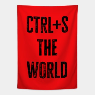 ctrl+s the world (light) Tapestry