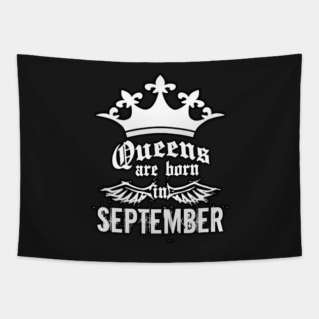 Queens are born in September Tapestry by JPS-CREATIONS