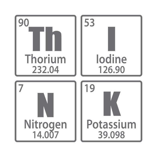 Think Periodically - Periodic Table by TheInkElephant