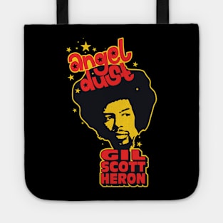 Gil Scott-Heron 'Angel Dust' Logo for Shirts & Apparel | Tribute to the Legendary Artis Tote