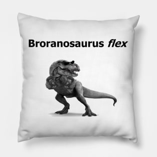 Broranosaurus flex Pillow