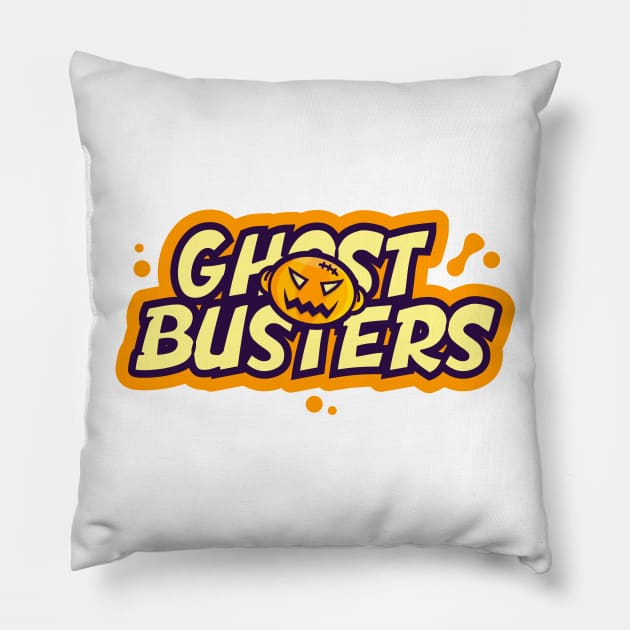 Ghost Busters Pillow by VEKTORKITA