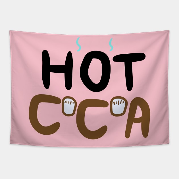 Hot Cocoa Type Tapestry by PickFairy