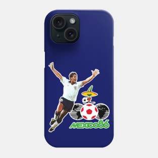 World Cup Heroes Mexico 86 - Gary Lineker Phone Case