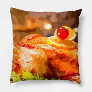 Thanksgiving Turkey Dinner Pillow