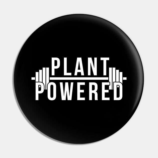 Plant Powered Vegan Pin by Vegan Gym Power