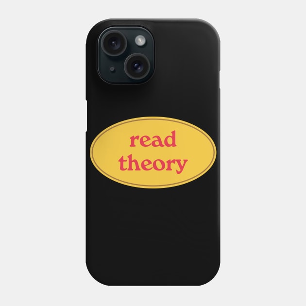 Read Theory Phone Case by Football from the Left