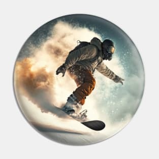 Snowboarder Pin