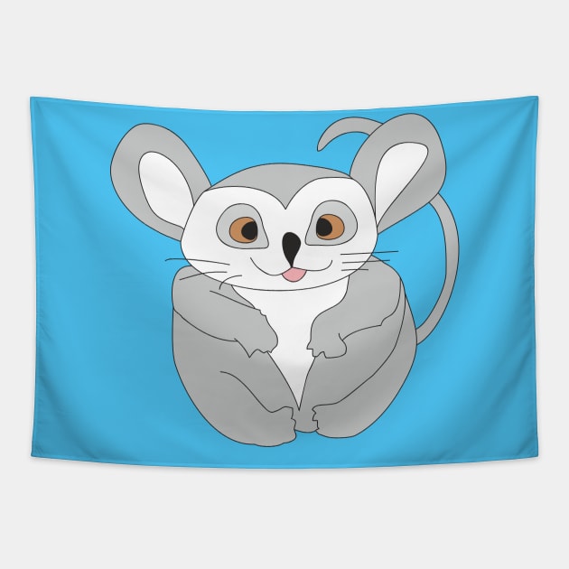 Funny mouse Tapestry by Alekvik