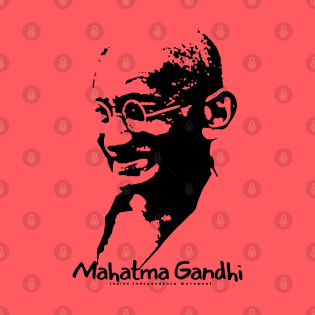 Mahatma Gandhi by KewaleeTee