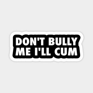 Don't Bully Me I Will Come Magnet