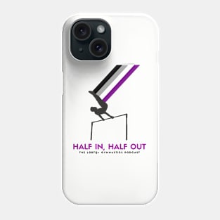 HIHO Logo Transparent (Asexual Flag) Phone Case