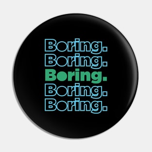 Boring Pin