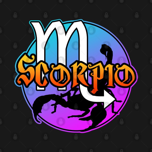 Scorpio Symbol Scorpion by Shawnsonart