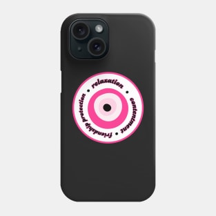 pink evil eye Phone Case