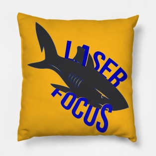 Laser Focus Shark Pillow