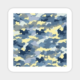 SOFT YELLOW CAMOUFLAGE DESIGN, IPHONE CASE AND MORE Magnet