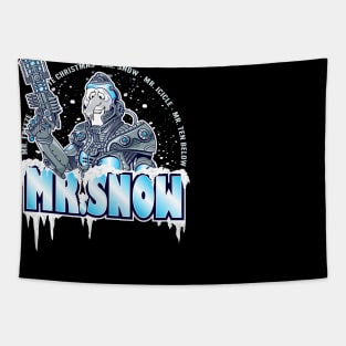 Mr. Freeze Snow Miser Mashup Tapestry