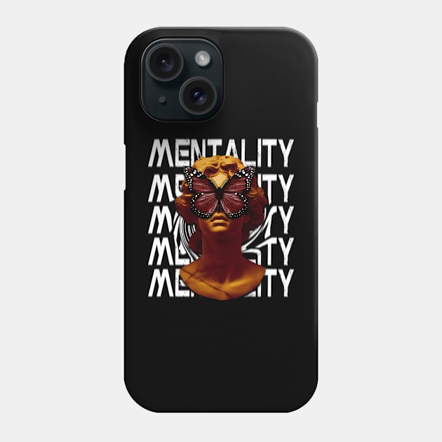 Mentality Butterfly Greek Statue Phone Case by UtutuProject